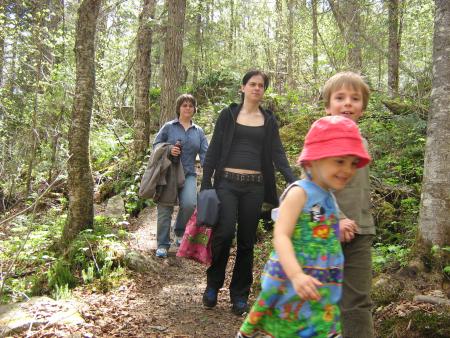 Promenade dans le parc de la Jacques Cartier